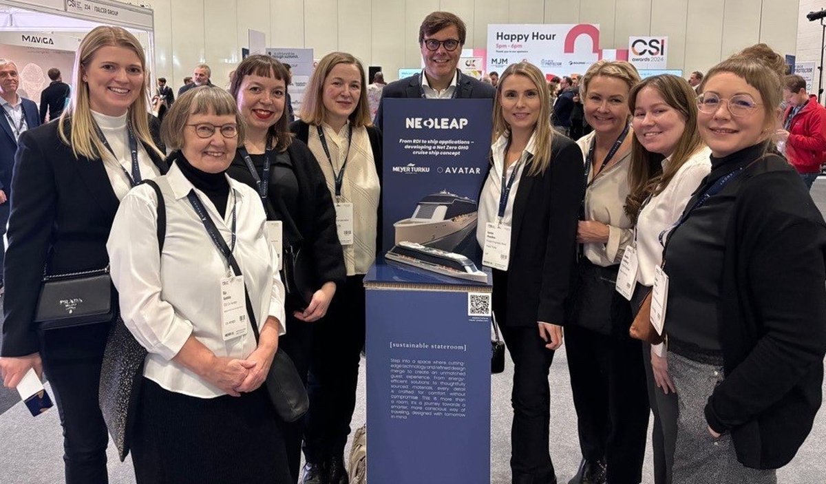 The Sustainable Stateroom project was awarded at the CSI Design Expo Europe