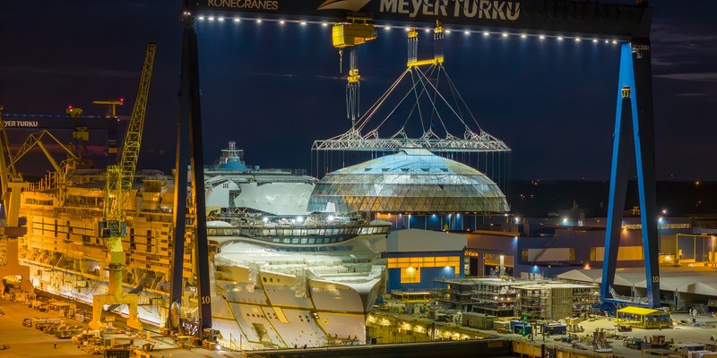 Star of the Seas dome lift